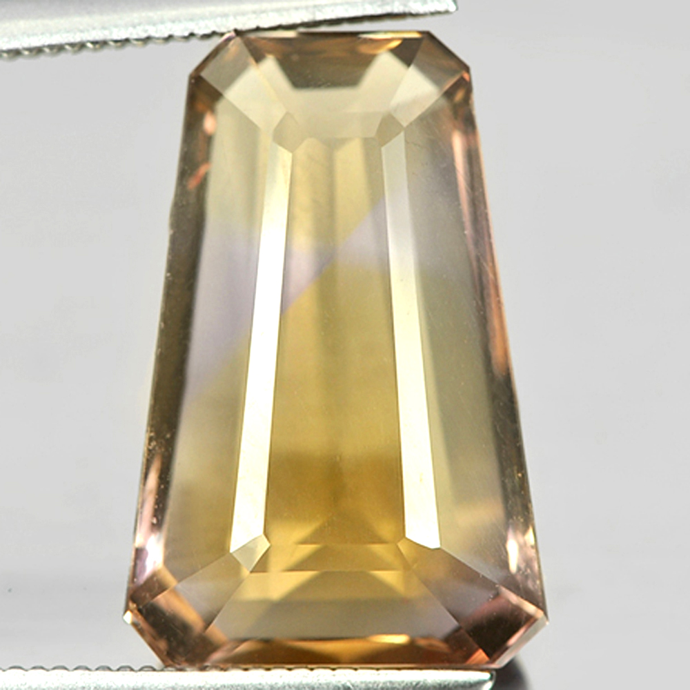 Bi Color Ametrine 11.27 Ct. VVS Fancy Shape Natural Gemstone Bolivia Unheated