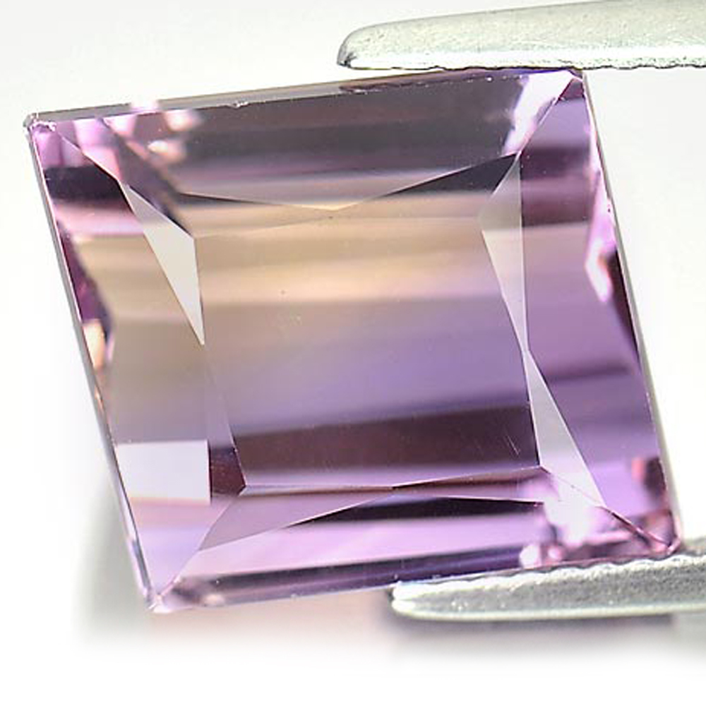 Bi Color Ametrine 12.97 Ct. Clean Fancy Shape Natural Gemstone Bolivia Unheated