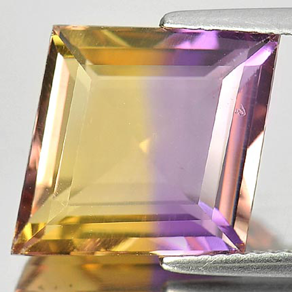 Bi Color Ametrine 8.74 Ct. Fancy Shape Natural Gemstone From Bolivia Unheated