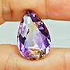 Natural Purple Yellow Ametrine 15.61 Ct. Pear Shape 22 x 15 Mm Gemstone