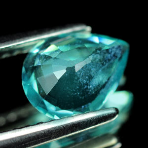 Unheated 0.98 Ct. Pear Natural Paraiba Color Apatite  