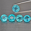 Natural Paraiba Color Apatite 4.78 Ct. 5 Pcs Round Shape 6 Mm Gemstne From Tanzania Natural Paraiba Color Apatite 4.78 Ct. 5 Pcs Round Shape 6 Mm Gemstne From Tanzania