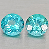 Natural Paraiba Color Apatite 1.09 Ct. 2 Pcs Round Shape 5 Mm Gemstones Natural Paraiba Color Apatite 1.09 Ct. 2 Pcs Round Shape 5 Mm Gemstones
