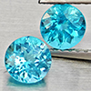 Natural Paraiba Color Apatite 1.20 Ct. 2 Pcs Round Shape 5 Mm Gemstones Natural Paraiba Color Apatite 1.20 Ct. 2 Pcs Round Shape 5 Mm Gemstones