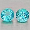 Natural Paraiba Color Apatite 1.20 Ct. 2 Pcs Round Shape 5.1 Mm Gemstones Natural Paraiba Color Apatite 1.20 Ct. 2 Pcs Round Shape 5.1 Mm Gemstones