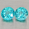 Natural Paraiba Color Apatite 0.92 Ct. 2 Pcs Round Shape 5 Mm Gemstones Natural Paraiba Color Apatite 0.92 Ct. 2 Pcs Round Shape 5 Mm Gemstones