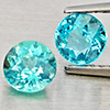 Natural Paraiba Color Apatite 1.11 Ct. 2 Pcs Round Shape 5 Mm Gemstones Natural Paraiba Color Apatite 1.11 Ct. 2 Pcs Round Shape 5 Mm Gemstones