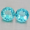 Natural Paraiba Color Apatite 1.14 Ct. 2 Pcs Round Shape 5 Mm Gemstones Natural Paraiba Color Apatite 1.14 Ct. 2 Pcs Round Shape 5 Mm Gemstones