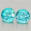 Natural Paraiba Color Apatite 1.08 Ct. 2 Pcs Round Shape 5 Mm Gemstones Natural Paraiba Color Apatite 1.08 Ct. 2 Pcs Round Shape 5 Mm Gemstones