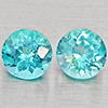 Natural Paraiba Color Apatite 1.08 Ct. 2 Pcs Round Shape 5 Mm Gemstones Natural Paraiba Color Apatite 1.08 Ct. 2 Pcs Round Shape 5 Mm Gemstones
