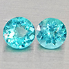 Natural Paraiba Color Apatite 1.00 Ct. 2 Pcs Round Shape 5 Mm Gemstones Natural Paraiba Color Apatite 1.00 Ct. 2 Pcs Round Shape 5 Mm Gemstones