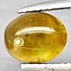 Natural Yellowish Green Cats Eye Apatite 2.82 Ct. Oval Cabochon Shape 8.4 x 7 Mm Gemstone Natural Yellowish Green Cats Eye Apatite 2.82 Ct. Oval Cabochon Shape 8.4 x 7 Mm Gemstone