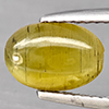 Natural Yellowish Green Cats Eye Apatite 2.21 Ct. Oval Cabochon Shape 9.4 x 6.5 Mm Gemstone Natural Yellowish Green Cats Eye Apatite 2.21 Ct. Oval Cabochon Shape 9.4 x 6.5 Mm Gemstone