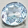 Natural Light Blue Aquamarine 0.98 Ct. Oval Shape 6.9 x 6.1 Mm Gemstone Natural Light Blue Aquamarine 0.98 Ct. Oval Shape 6.9 x 6.1 Mm Gemstone