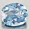 Natural Light Blue Aquamarine 1.03 Ct. Oval Shape 7.2 x 6.1 Mm Gemstone Natural Light Blue Aquamarine 1.03 Ct. Oval Shape 7.2 x 6.1 Mm Gemstone