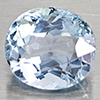 Natural Light Blue Aquamarine 1.63 Ct. Oval Shape 7.8 x 7.1 Mm Gemstone Natural Light Blue Aquamarine 1.63 Ct. Oval Shape 7.8 x 7.1 Mm Gemstone