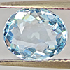 Natural Baby Blue Aquamarine 1.99 Ct. Oval Shape 9.2 x 7.8 Mm Gemstone From Brazil Natural Baby Blue Aquamarine 1.99 Ct. Oval Shape 9.2 x 7.8 Mm Gemstone From Brazil