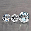 Natural Baby Blue Aquamarine 1.93 Ct. 3 Pcs Round Shape Gemstone From Brazil Natural Baby Blue Aquamarine 1.93 Ct. 3 Pcs Round Shape Gemstone From Brazil
