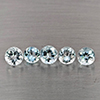 Natural Baby Blue Aquamarine 2.19 Ct. 5 Pcs Round Shape Gemstone From Brazil Natural Baby Blue Aquamarine 2.19 Ct. 5 Pcs Round Shape Gemstone From Brazil