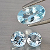 Natural Baby Blue Aquamarine 1.95 Ct. 3 Pcs Mixed Shape Gemstone From Brazil Natural Baby Blue Aquamarine 1.95 Ct. 3 Pcs Mixed Shape Gemstone From Brazil