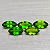 Natural Green Chrome Diopside 1.34 Ct. 5 Pcs Marquise Shape Gemstones