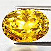 Natural Yellow Citrine 10.34 Ct. Oval Shape 15.1 x 10.8 Mm Gemstone From Brazil