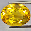 Natural Yellow Citrine 6.67 Ct. Oval Shape 14.4 x 11.1 Mm Gemstone From Brazil