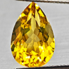 Natural Yellow Citrine 6.73 Ct. Pear Shape 15.7 x 10.4 Mm Gemstone From Brazil