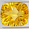 Natural Yellow Citrine 17.90 Ct. Cushion Concave Cut 18.3 x 15.6 Mm Gemstone Natural Yellow Citrine 17.90 Ct. Cushion Concave Cut 18.3 x 15.6 Mm Gemstone