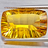 Natural Yellow Citrine 11.30 Ct. Cushion Concave Cut 19 x 12.5 Mm Gemstone Natural Yellow Citrine 11.30 Ct. Cushion Concave Cut 19 x 12.5 Mm Gemstone