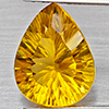Natural Yellow Citrine 14.75 Ct. Clean Pear Concave Cut 19.5 x 15 Mm Gemstone Natural Yellow Citrine 14.75 Ct. Clean Pear Concave Cut 19.5 x 15 Mm Gemstone
