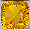 Natural Yellow Citrine 14.21 Ct. Cushion Concave Cut 15.4 x 15.4 Mm Gemstone Natural Yellow Citrine 14.21 Ct. Cushion Concave Cut 15.4 x 15.4 Mm Gemstone