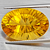 Natural Yellow Citrine 16.37 Ct. Clean Oval Concave Cut 20 x 13.7 Mm Gemstone Natural Yellow Citrine 16.37 Ct. Clean Oval Concave Cut 20 x 13.7 Mm Gemstone
