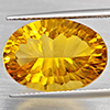 Natural Yellow Citrine 12.31 Ct. Clean Oval Concave Cut 18.5 x 13 Mm Gemstone Natural Yellow Citrine 12.31 Ct. Clean Oval Concave Cut 18.5 x 13 Mm Gemstone