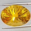 Natural Yellow Citrine 14.04 Ct. Clean Oval Concave Cut 20 x 14.5 Mm Gemstone Natural Yellow Citrine 14.04 Ct. Clean Oval Concave Cut 20 x 14.5 Mm Gemstone