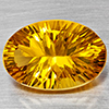 Natural Yellow Citrine 14.09 Ct. Clean Oval Concave Cut 20 x 13.8 Mm Gemstone Natural Yellow Citrine 14.09 Ct. Clean Oval Concave Cut 20 x 13.8 Mm Gemstone