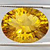 Natural Yellow Citrine 15.17 Ct. Clean Oval Concave Cut 19 x 14.5 Mm Gemstone Natural Yellow Citrine 15.17 Ct. Clean Oval Concave Cut 19 x 14.5 Mm Gemstone