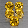 Natural Yellow Citrine 6.02 Ct. 5 Pcs Round Shape 7 Mm Gemstone from Brazil Natural Yellow Citrine 6.02 Ct. 5 Pcs Round Shape 7 Mm Gemstone from Brazil