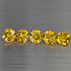 Natural Yellow Citrine 5.98 Ct. 5 Pcs Round Shape 7 Mm Gemstone from Brazil Natural Yellow Citrine 5.98 Ct. 5 Pcs Round Shape 7 Mm Gemstone from Brazil