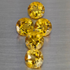 Natural Yellow Citrine 6.35 Ct. 5 Pcs Round Shape 7.2 Mm Gemstone from Brazil Natural Yellow Citrine 6.35 Ct. 5 Pcs Round Shape 7.2 Mm Gemstone from Brazil