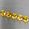 Natural Yellow Citrine 6.02 Ct. 5 Pcs Round Shape 7 Mm Gemstone from Brazil Natural Yellow Citrine 6.02 Ct. 5 Pcs Round Shape 7 Mm Gemstone from Brazil