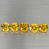Natural Yellow Citrine 6.12 Ct. 5 Pcs Round Shape 7 Mm Gemstone from Brazil Natural Yellow Citrine 6.12 Ct. 5 Pcs Round Shape 7 Mm Gemstone from Brazil