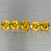 Natural Yellow Citrine 6.26 Ct. 5 Pcs Round Shape 7.2 Mm Gemstone from Brazil Natural Yellow Citrine 6.26 Ct. 5 Pcs Round Shape 7.2 Mm Gemstone from Brazil