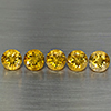 Natural Yellow Citrine 5.53 Ct. 5 Pcs Round Shape 7.2 Mm Gemstone from Brazil Natural Yellow Citrine 5.53 Ct. 5 Pcs Round Shape 7.2 Mm Gemstone from Brazil