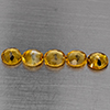 Natural Yellow Citrine 4.82 Ct. 5 Pcs Round Shape 7 Mm Gemstone from Brazil Natural Yellow Citrine 4.82 Ct. 5 Pcs Round Shape 7 Mm Gemstone from Brazil