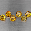 Natural Yellow Citrine 5.32 Ct. 5 Pcs Round Shape 7.4 Mm Gemstone from Brazil Natural Yellow Citrine 5.32 Ct. 5 Pcs Round Shape 7.4 Mm Gemstone from Brazil