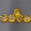 Natural Yellow Citrine 7.03 Ct. 5 Pcs Round Shape 7.3 Mm Gemstone from Brazil Natural Yellow Citrine 7.03 Ct. 5 Pcs Round Shape 7.3 Mm Gemstone from Brazil