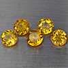 Natural Yellow Citrine 5.79 Ct. 5 Pcs Round Shape 7.4 Mm Gemstone from Brazil Natural Yellow Citrine 5.79 Ct. 5 Pcs Round Shape 7.4 Mm Gemstone from Brazil