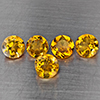 Natural Yellow Citrine 3.75 Ct. 5 Pcs Round Shape 7.2 Mm Gemstone from Brazil Natural Yellow Citrine 3.75 Ct. 5 Pcs Round Shape 7.2 Mm Gemstone from Brazil