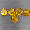 Natural Yellow Citrine 6.22 Ct. 5 Pcs Round Shape 7.2 Mm Gemstone from Brazil Natural Yellow Citrine 6.22 Ct. 5 Pcs Round Shape 7.2 Mm Gemstone from Brazil